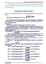 500 bài toán chọn lọc lớp 5